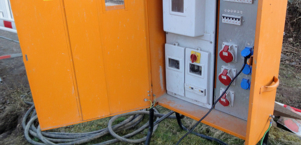 Baustrom bei EHG Elektro Haimerl Gerhard in Oberschneiding